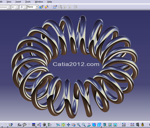 اموزش نرم افزار کتیا با فنر مارپیچ منحنی اموزش نرم افزار کتیا با فنر مارپیچ منحنی